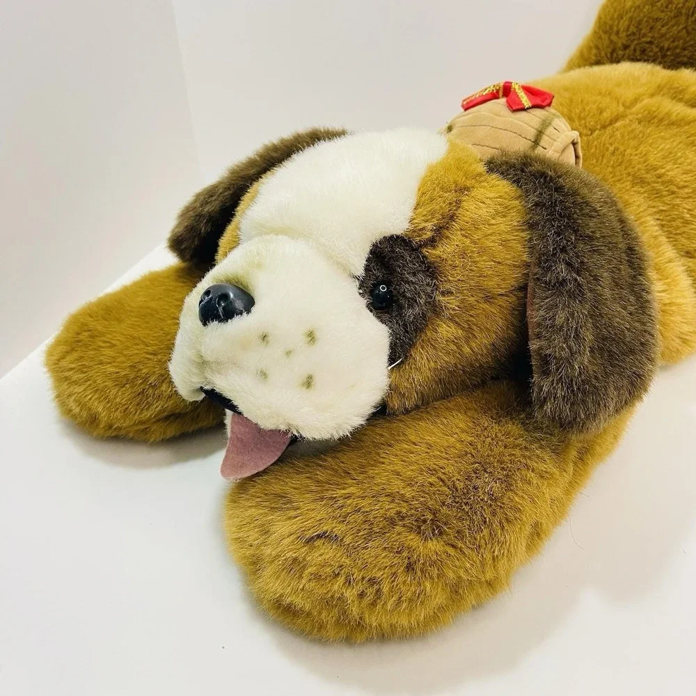 Sears Windsor Collection St Bernard Dog Lay Flat‎ Pillow Plush 26